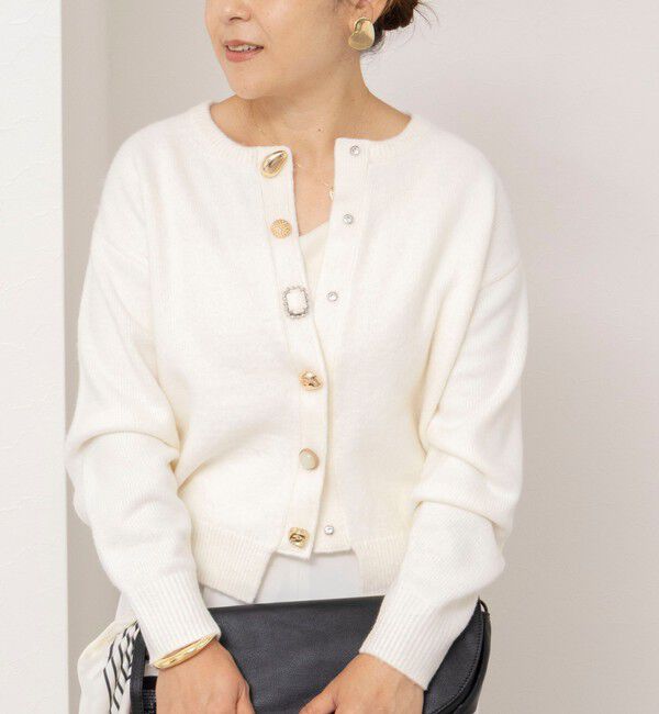 NOLLEY'S「【TORRAZZO DONNA】【林(mayumi_nol)別注】ビジューカーディガン」|カーディガン|