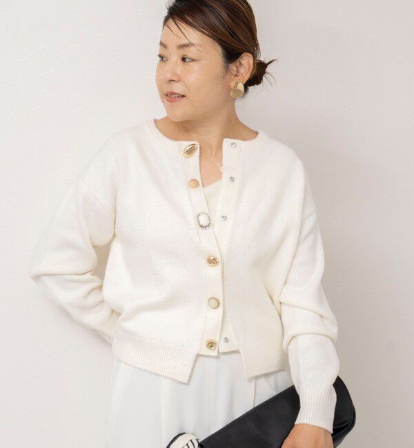 NOLLEY'S「【TORRAZZO DONNA】【林(mayumi_nol)別注】ビジューカーディガン」|カーディガン|