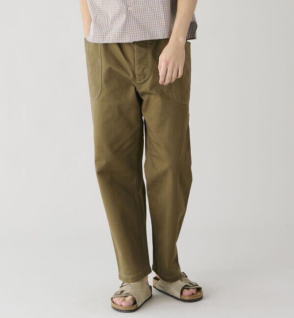 ORCIVAL「ORCIVAL | コットンカツラギ イージーパンツ MEN」|チノ|BROWN系1