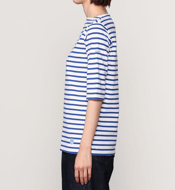ORCIVAL「ORCIVAL | ジャージー ボートネック5分袖Tシャツ WOMEN」|Tシャツ・カットソー|