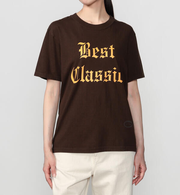  「TANGTANG | 〈別注〉 半袖Tシャツ STATE BEST CLASSIC BROWN WOMEN」|Tシャツ・カットソー|