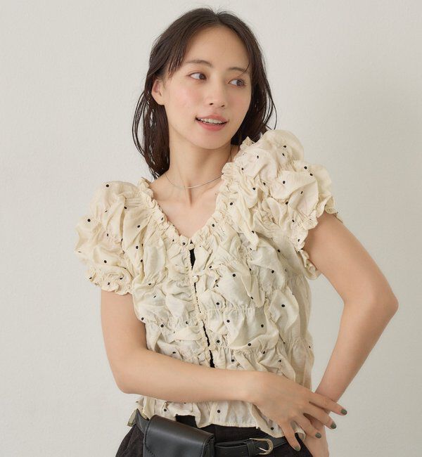  「【お気に入り登録数1万突破！】クシュクシュブラウス」|シャツ・ブラウス|