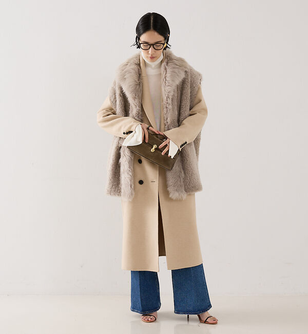 The Store by C' 「【TOTEME】SLIT SLEEVE TURTLENECK／スリットスリーブタ」|ニット・セーター|