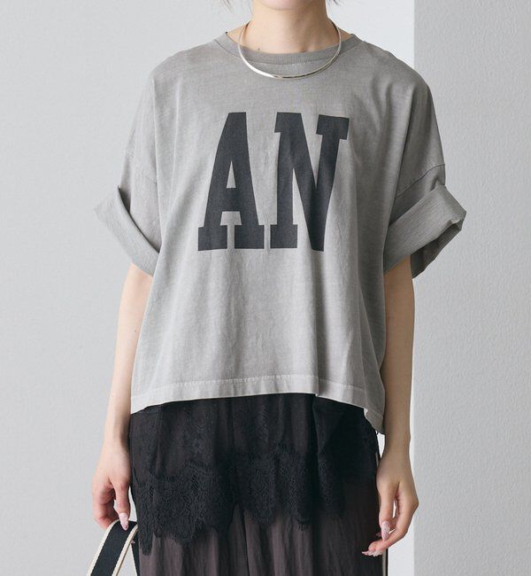  「【リバイバル/新色追加】スーピマコットンBIGロゴショートTシャツ」|プルオーバー|グレー