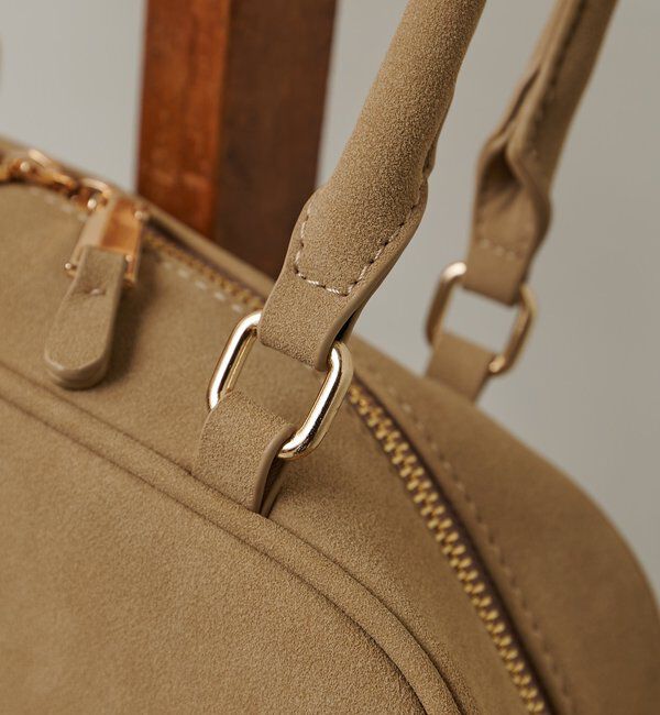  「スウェードライクボストンバッグ」|ショルダー・メッセンジャー|