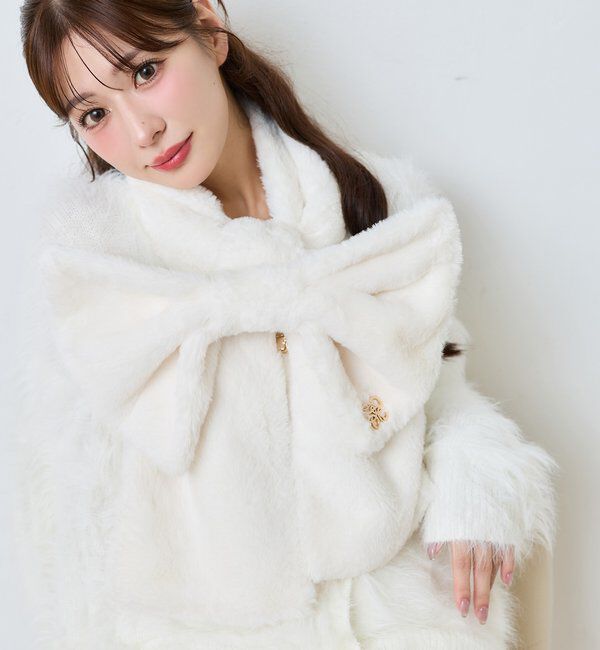  「エンブレム付きリボンファーティペット」|その他|