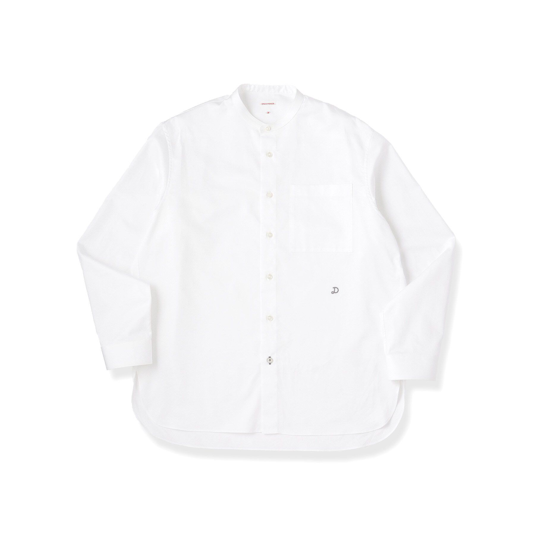 DRESSTERIOR「【日本製】バンドカラー高密度ツイルシャツ」|シャツ・ブラウス|