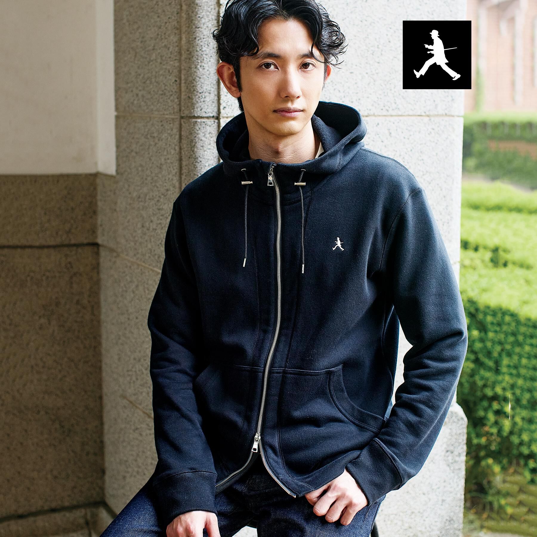 TAKEO KIKUCHI「【BOWLER HAT LABEL】ジップアップ スウェットパーカー」|パーカー|