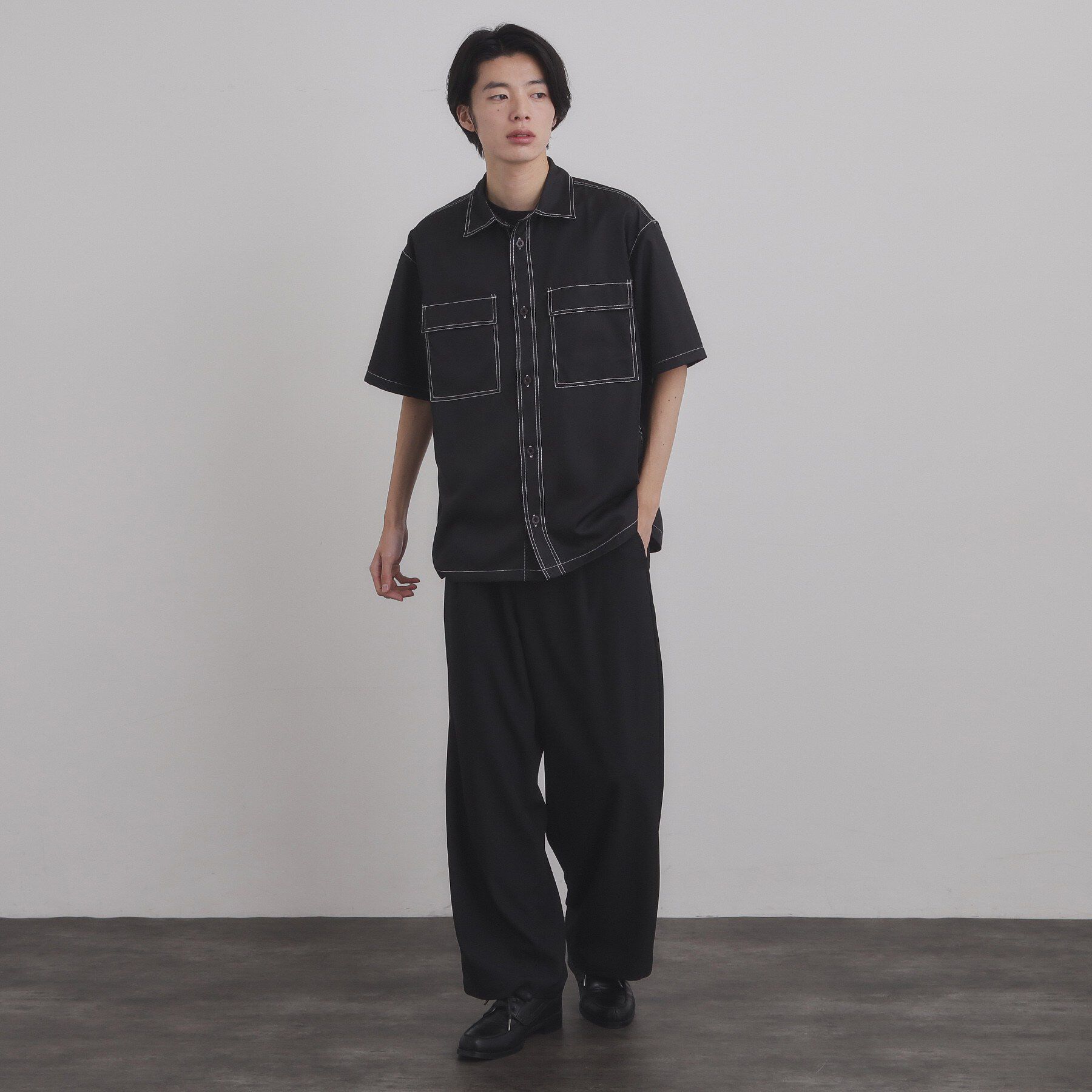 tk.TAKEO KIKUCHI「配色ステッチシャツ」|シャツ・ブラウス|
