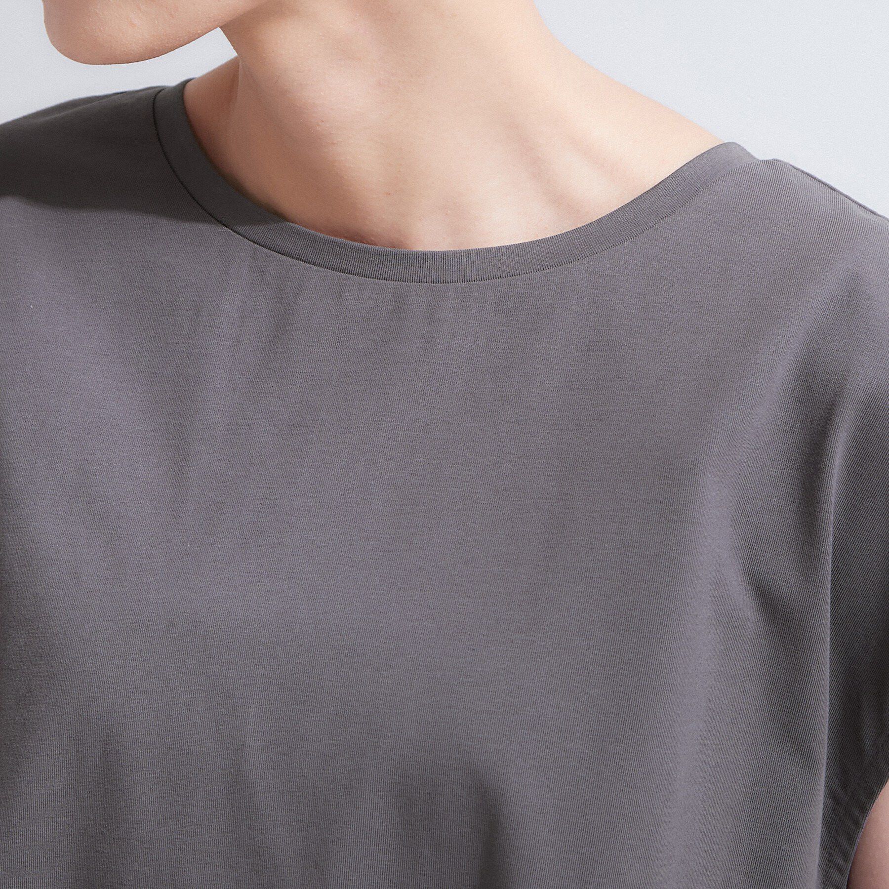 OPAQUE.CLIP「裾レースペプラムカットソー【洗濯機OK】」|Tシャツ・カットソー|