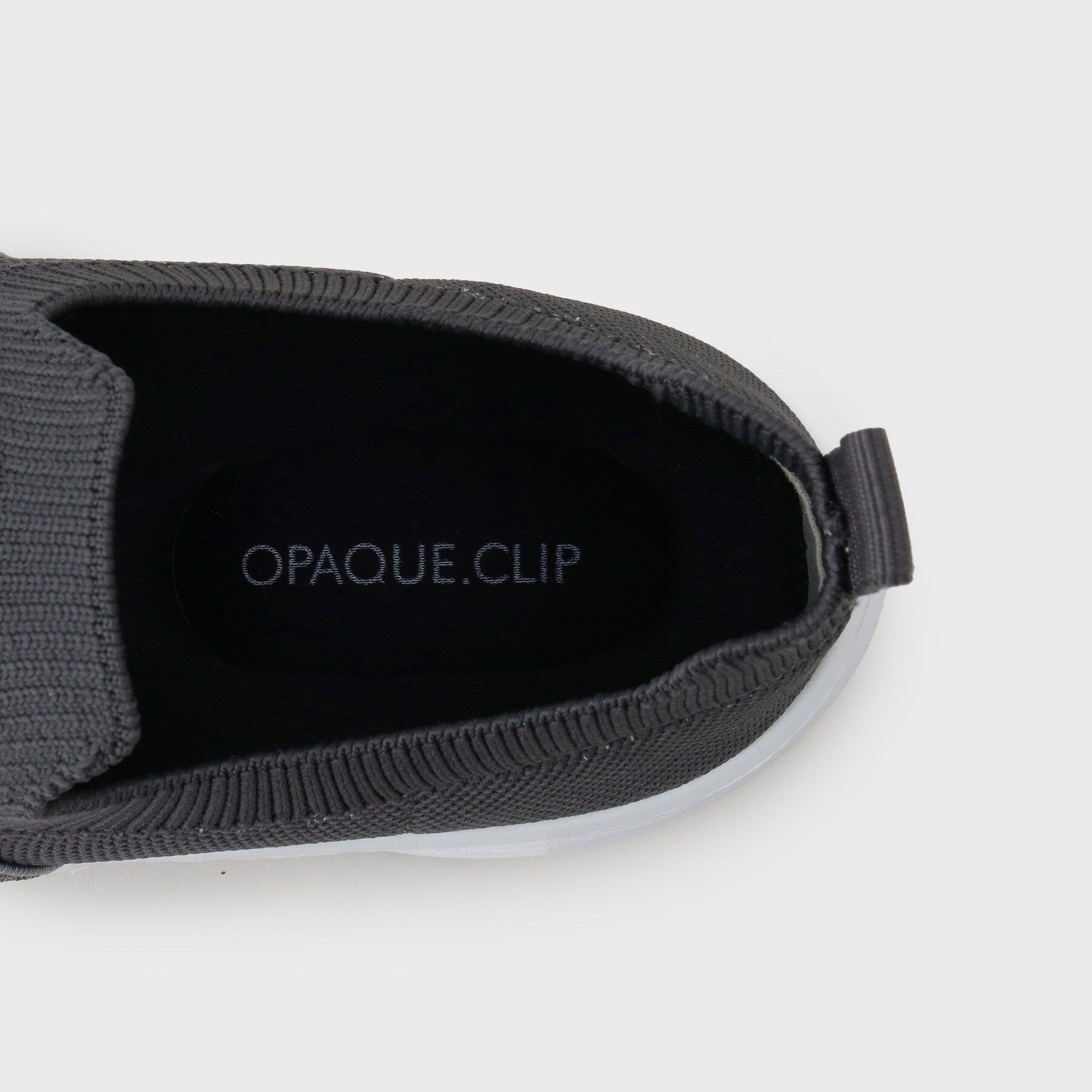 OPAQUE.CLIP「【軽量】ビジューバックルデザインニットスニーカー」|スニーカー|