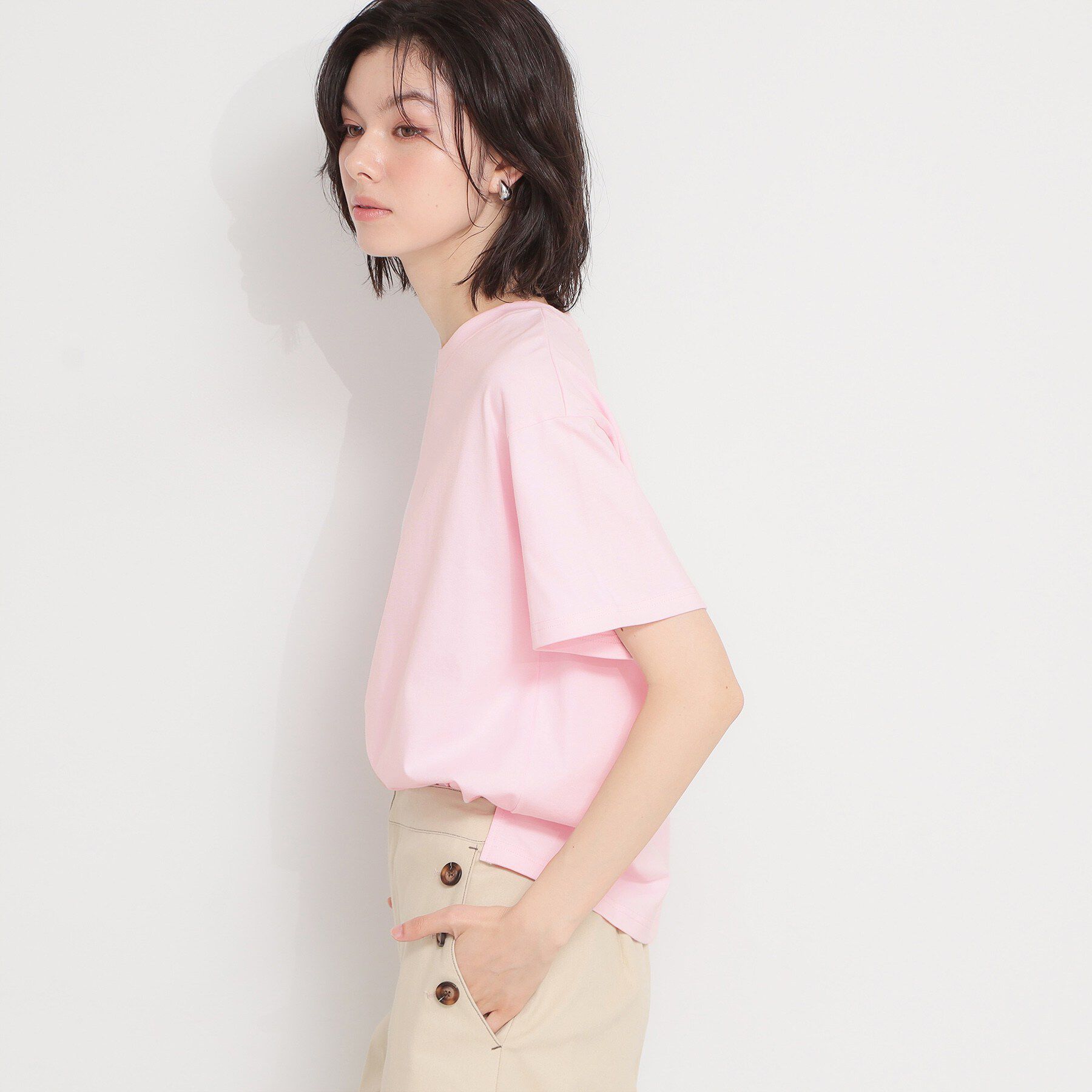 THE SHOP TK「【POLO BCS 別注】ワンポイント刺繍T」|Tシャツ・カットソー|