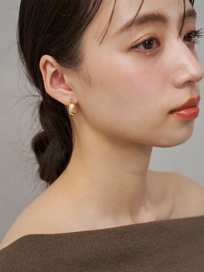 SNIDEL「メタルミニピアス」|ピアス|