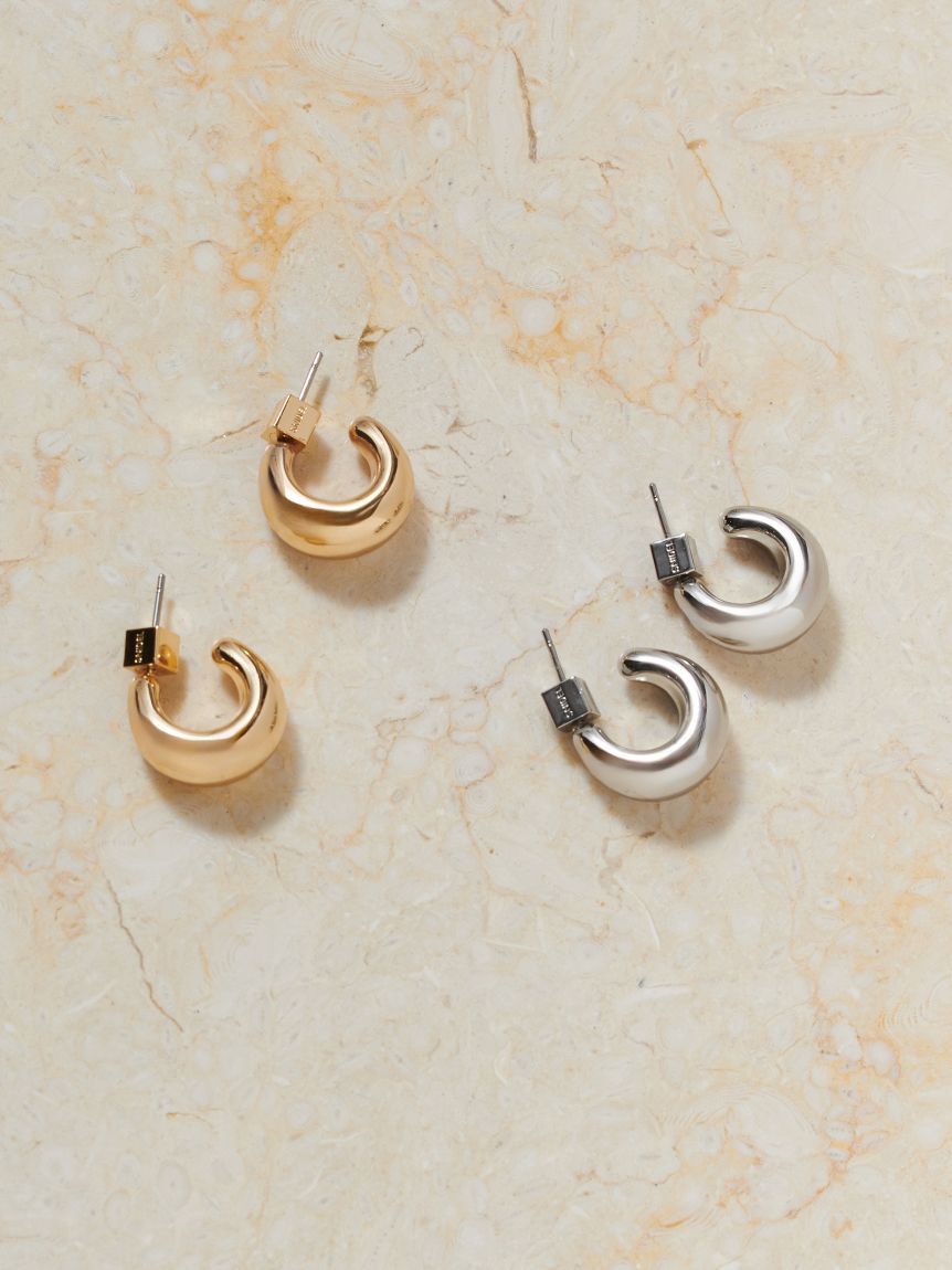 SNIDEL「メタルミニピアス」|ピアス|