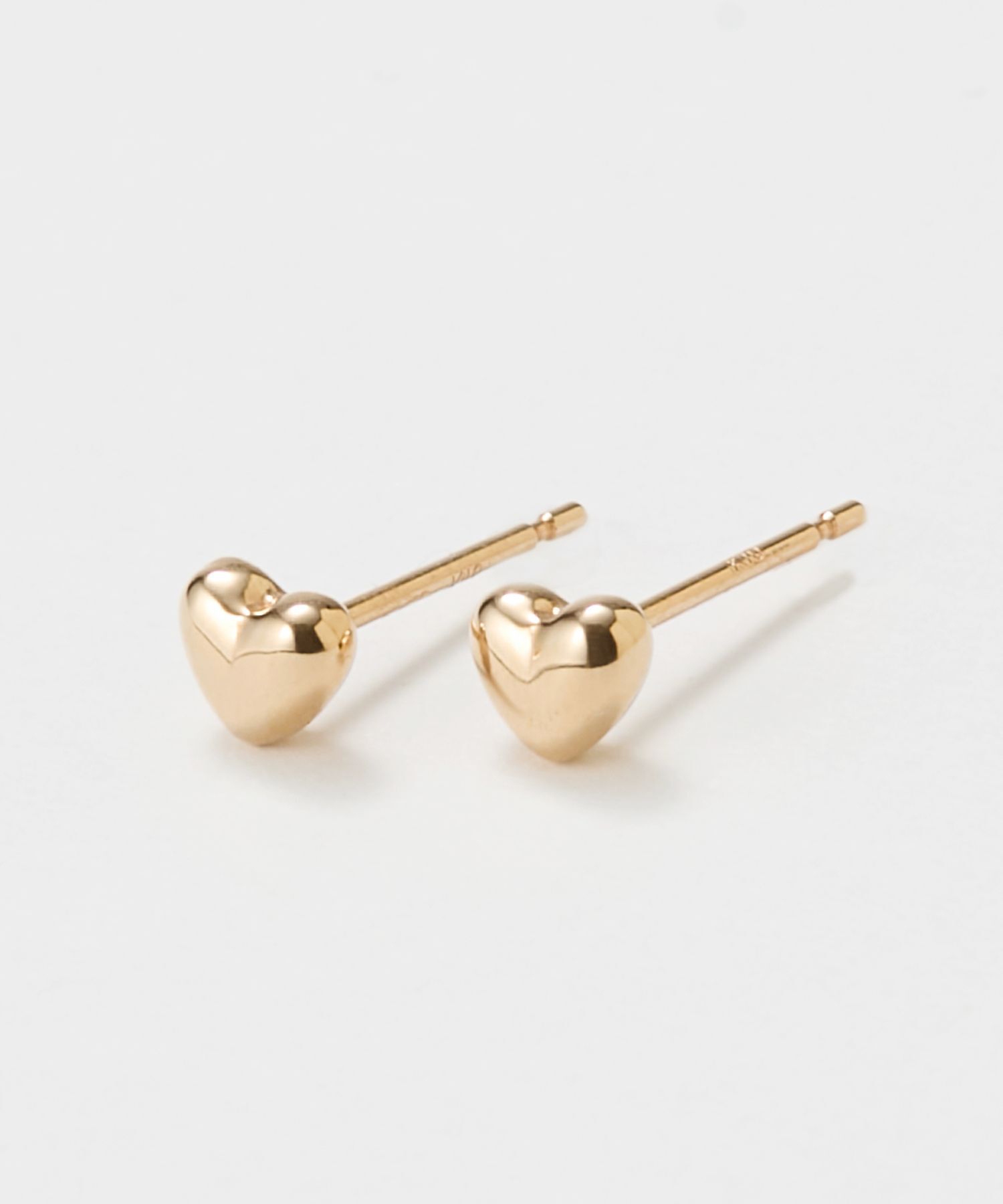 JUPITER「【K10】ハートモチーフピアス　ゴールド」|ピアス|