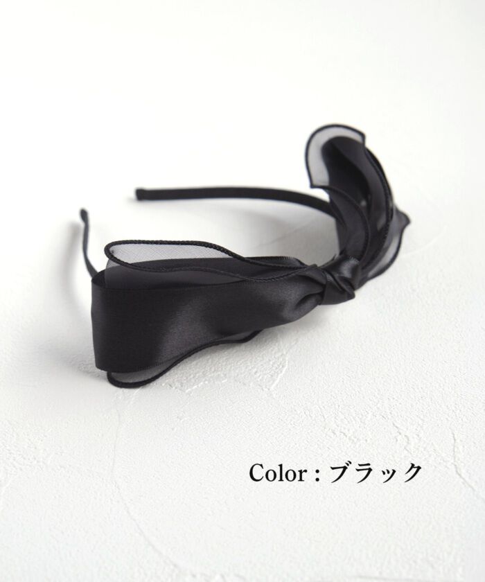 BACKYARD FAMILY「リボン カチューシャ キッズ 通販 Rora ローラ シエル 髪飾り 髪留め 髪どめ」|カチューシャ|