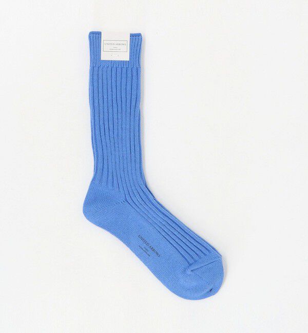 UNITED ARROWS「ボリューム リブソックス」|ソックス|LT.BLUE