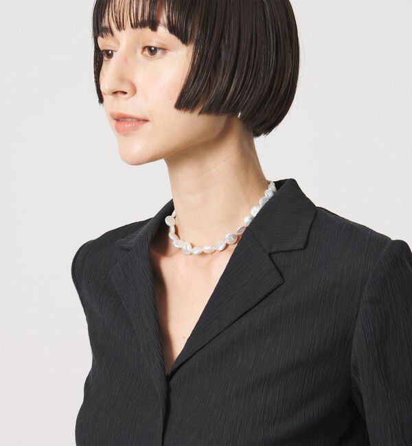 UNITED ARROWS「＜les bonbon＞SOLID パール ネックレス」|ネックレス|