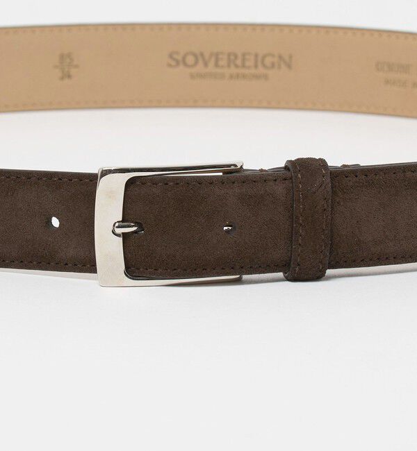 UNITED ARROWS「＜SOVEREIGN＞ イタリアン スエード ベルト」|ベルト|