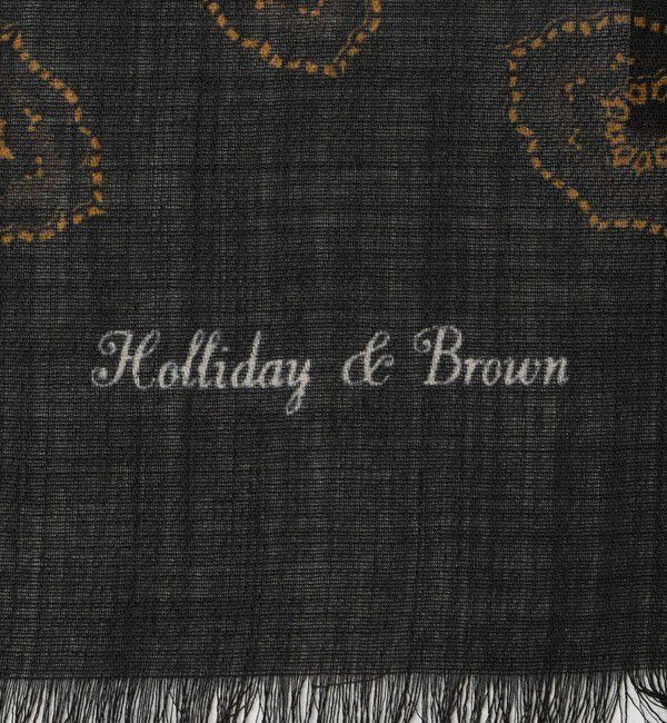 UNITED ARROWS「＜Holliday＆Brown＞ペイズリー ストール」|ストール|