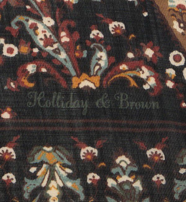 UNITED ARROWS「＜Holliday＆Brown＞フラワー ストール」|ストール|