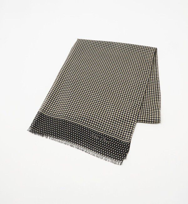 UNITED ARROWS「＜Holliday＆Brown＞プリント ストール」|ストール|BLACK