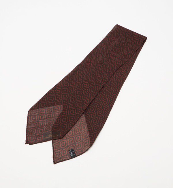 UNITED ARROWS「＜molteni＞ジオメトリック アスコットタイ」|マフラー|RED