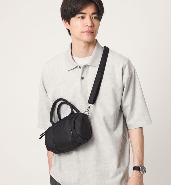 UNITED ARROWS green label relaxing「EVERY 2WAY ミニ ボストン ショルダーバッグ -撥水-」|ショルダー・メッセンジャー|BLACK