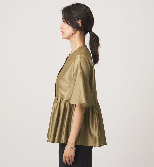 UNITED ARROWS green label relaxing「［size SHORTあり］ブライトシアー ショートスリーブ ジャケット」|ノーカラージャケット|