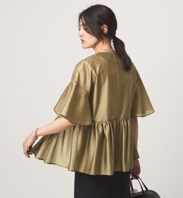 UNITED ARROWS green label relaxing「［size SHORTあり］ブライトシアー ショートスリーブ ジャケット」|ノーカラージャケット|