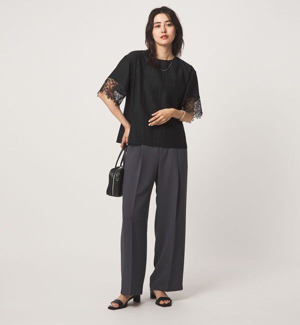 UNITED ARROWS green label relaxing「シアー チェック ブラウス」|シャツ・ブラウス|