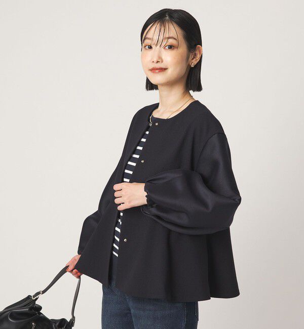 UNITED ARROWS green label relaxing「［size SHORTあり］fleurie(フルリー) フォルム ジャケット」|ノーカラージャケット|