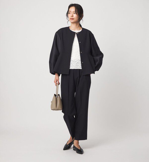 UNITED ARROWS green label relaxing「［size SHORTあり］fleurie(フルリー) フォルム ジャケット」|ノーカラージャケット|