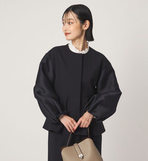 UNITED ARROWS green label relaxing「［size SHORTあり］fleurie(フルリー) フォルム ジャケット」|ノーカラージャケット|