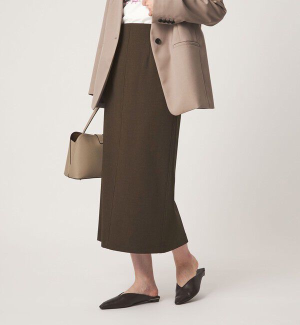 UNITED ARROWS green label relaxing「［size SHORTあり］fleurie(フルリー) タイト スカート」|タイト|DK.BROWN