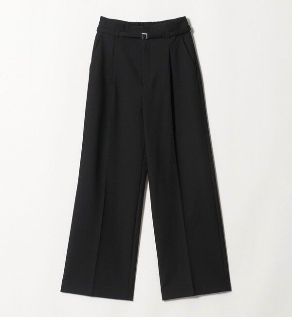 UNITED ARROWS green label relaxing「［size SHORT/TALLあり］ライト ダブルクロス ワイド パンツ」|スラックス|
