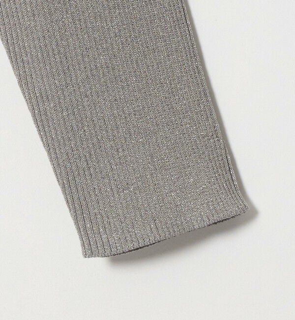 UNITED ARROWS green label relaxing「＜1_OF MINE＞ラメ リブ クルーネック ロングスリーブ プルオーバー ニット」|ニット・セーター|