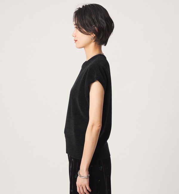 UNITED ARROWS green label relaxing「モール フレンチスリーブ プルオーバー ニット ウォッシャブル」|ニット・セーター|