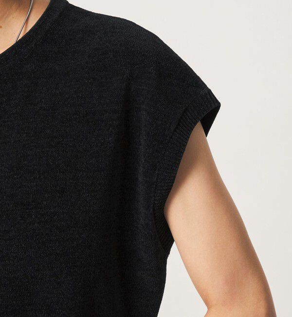 UNITED ARROWS green label relaxing「モール フレンチスリーブ プルオーバー ニット ウォッシャブル」|ニット・セーター|