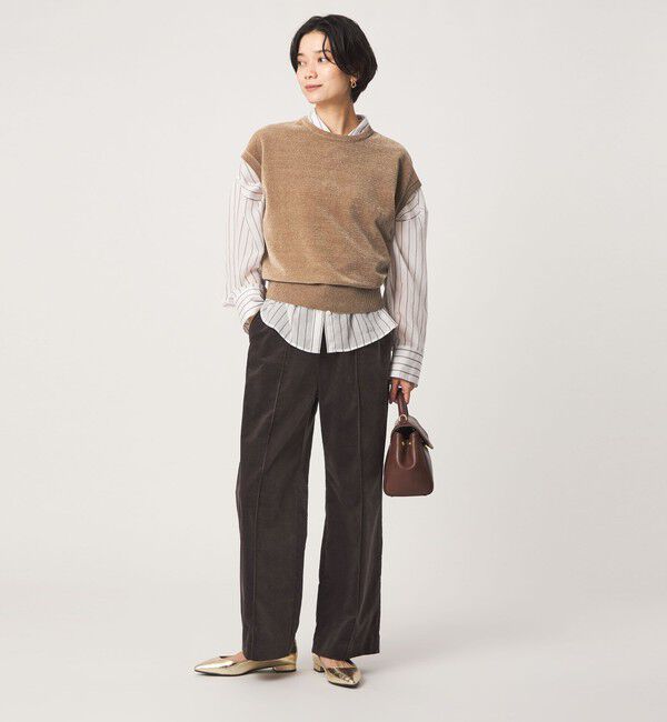 UNITED ARROWS green label relaxing「モール フレンチスリーブ プルオーバー ニット ウォッシャブル」|ニット・セーター|