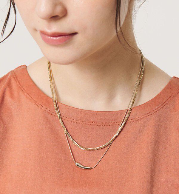 BEAUTY&YOUTH UNITED ARROWS「メタル ブレイド ネックレス 3WAY」|ネックレス|GOLD