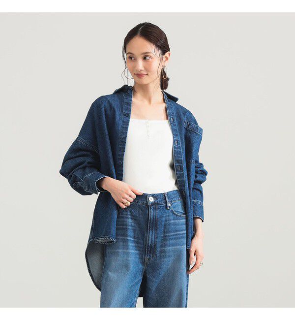 Demi-Luxe BEAMS 「【別注】upper hights / THE MORGAN デニムシャツ」|シャツ・ブラウス|