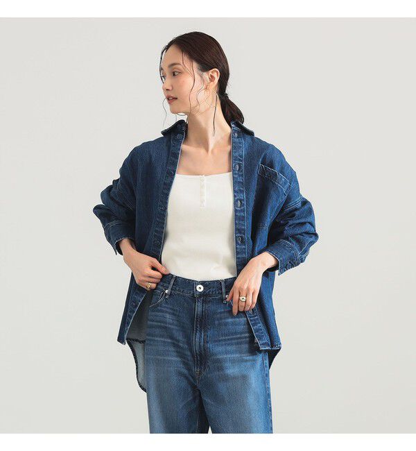 Demi-Luxe BEAMS 「【別注】upper hights / THE MORGAN デニムシャツ」|シャツ・ブラウス|