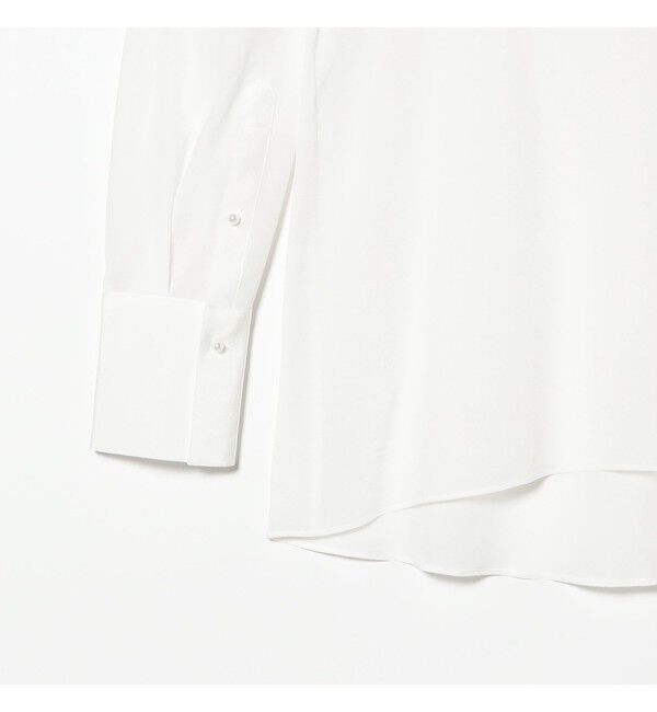 Demi-Luxe BEAMS 「シルク スタンドカラー ブラウス」|シャツ・ブラウス|