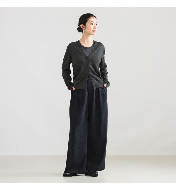 Demi-Luxe BEAMS 「AK+1 / 16ゲージ Vネック カーディガン」|ニット・セーター|