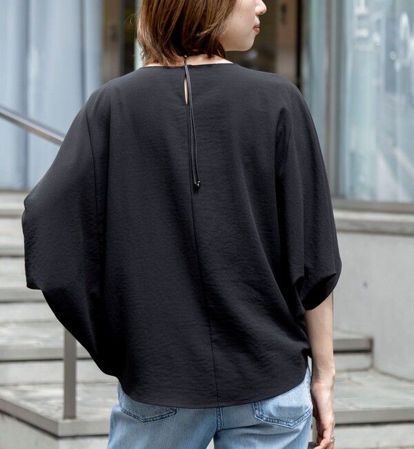 NOLLEY'S「【WEB限定】ウォッシャブルジョーゼットコクーンブラウス」|シャツ・ブラウス|