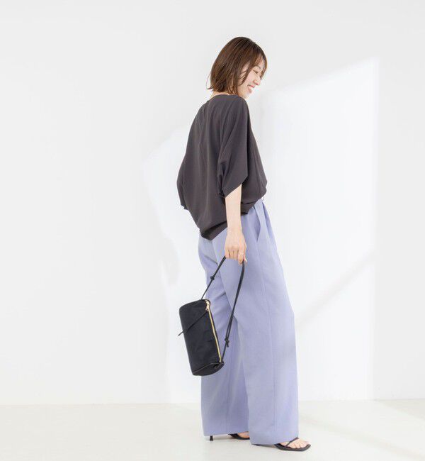 NOLLEY'S「【WEB限定】ウォッシャブルジョーゼットコクーンブラウス」|シャツ・ブラウス|