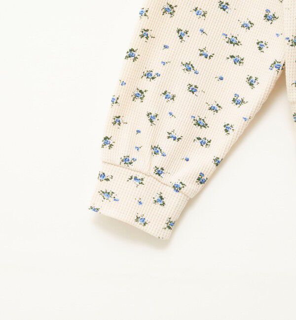 MAQWEL「【MAQWEL/マクウェル】Flower Waffleジップパーカー」|Tシャツ・カットソー|