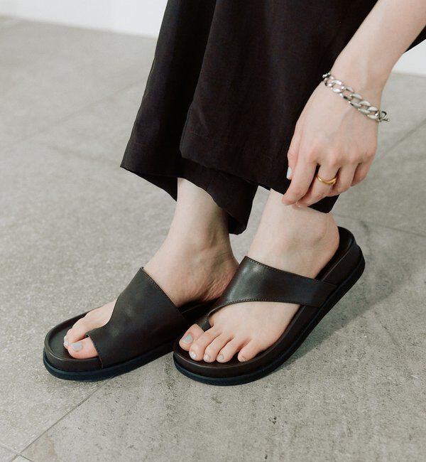  「【R.good】【軽量/クッション性/3サイズ展開】トングサンダル」|サンダル|ブラック