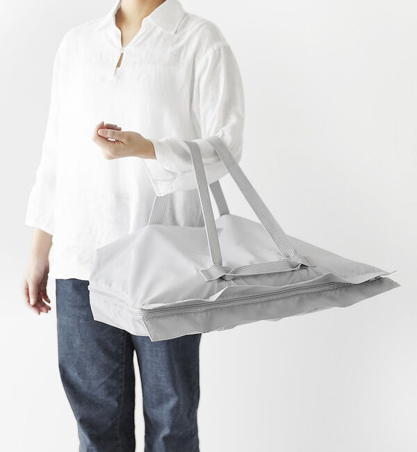collex「山崎実業  【TOWER/タワー】洗える持ち帰り寿司・ピザが入るレジかごかばん」|食器・キッチングッズ|